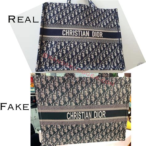 fake vs real dior tote|dior book bag counterfeit.